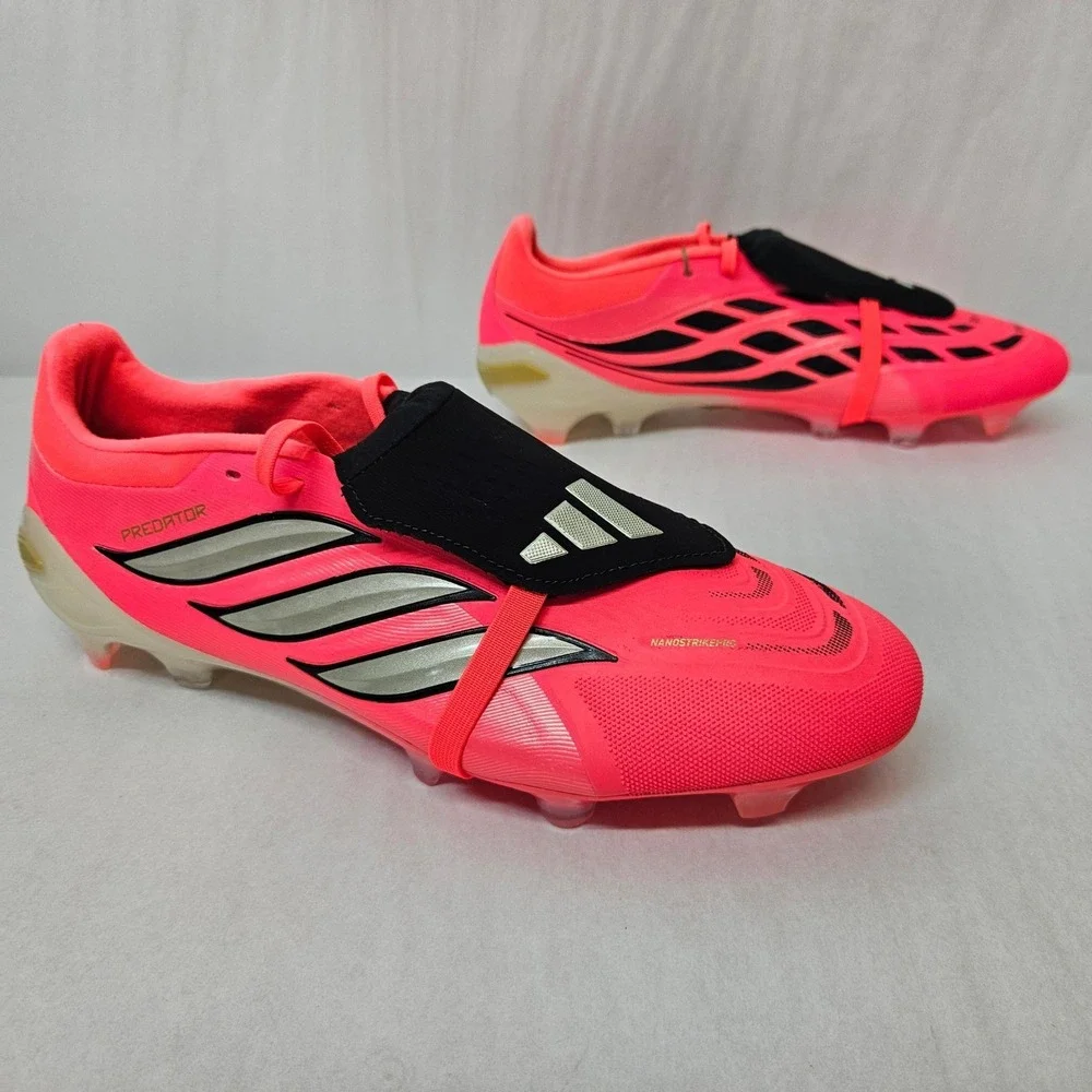 Adidas Predator Pro FT FG Soccer Cleats HQ0015 Solar Turbo Red Mens Size 13